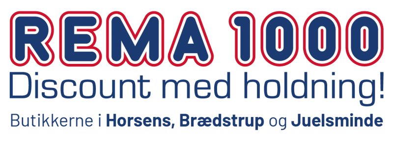 Horsens & Friends sponsor - Rema 1000 - Lokalbutikkerne